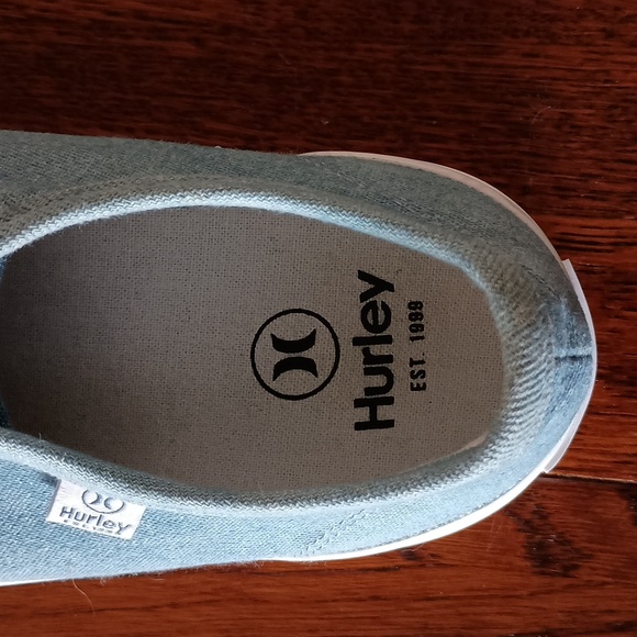Hurley Carrie Chambray Canvas Sneakers b100 - Picture 5 of 8
